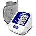 Omron HEM 7124 Fully Automatic Digital Blood Pressure Monitor with Intellisense Technology For Most Accurate Measurement, White and Blue