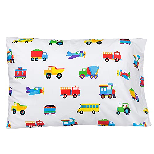 Wildkin 92410 Kids 100% Cotton Toddler Sheet Set For Boys & Girls, Bedding Set Includes Top Sheet, Fitted Sheet thumb #3
