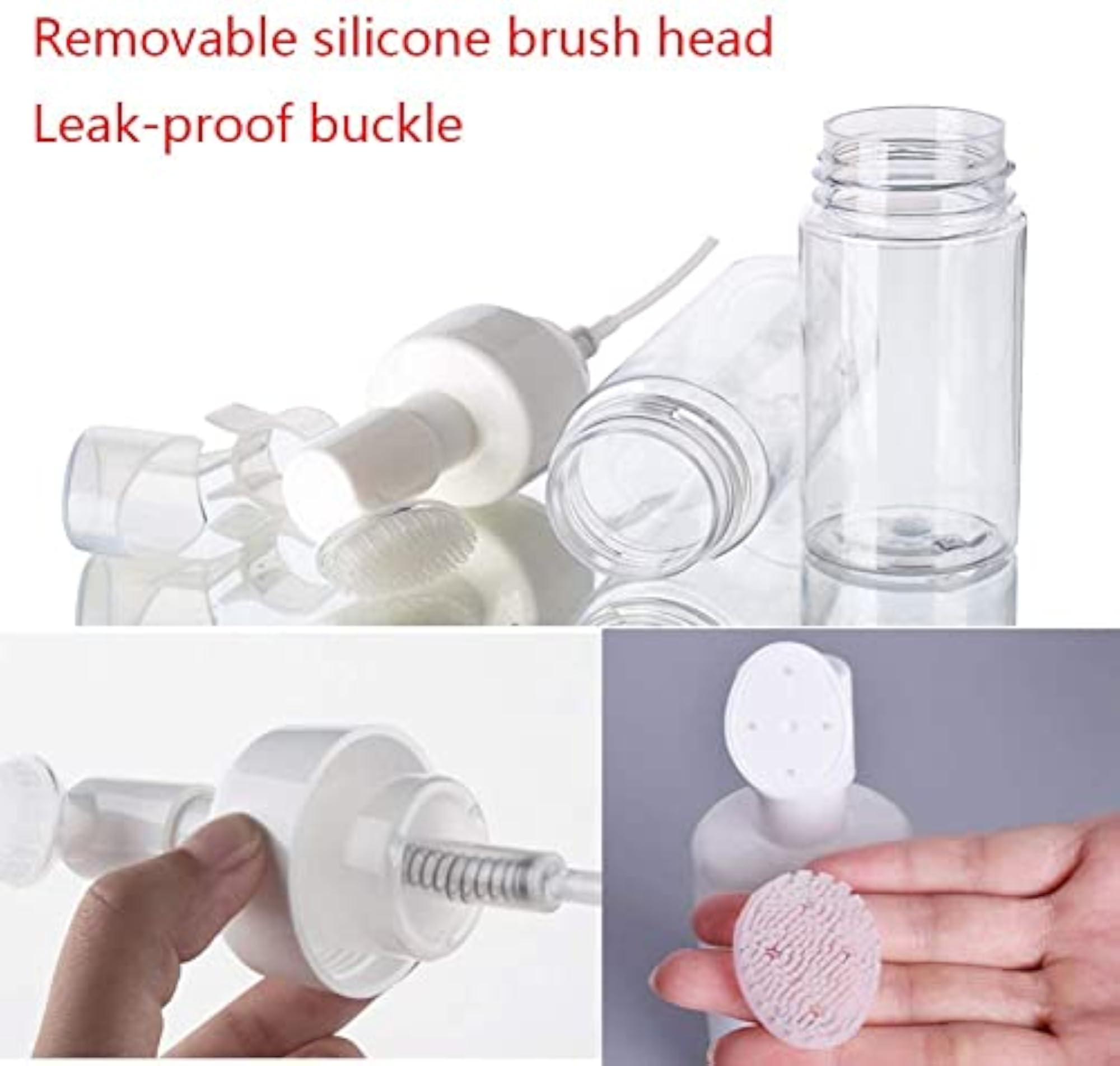 150ml Plastic Unbreakable Facial Foam Bottle Dispenser