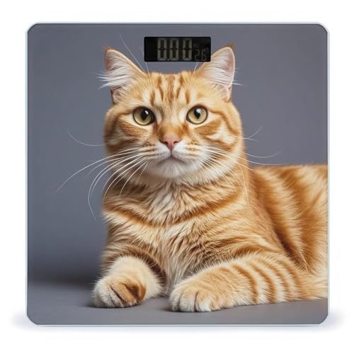 Báscula digital de baño para peso corporal con plataforma amplia miniatura 1