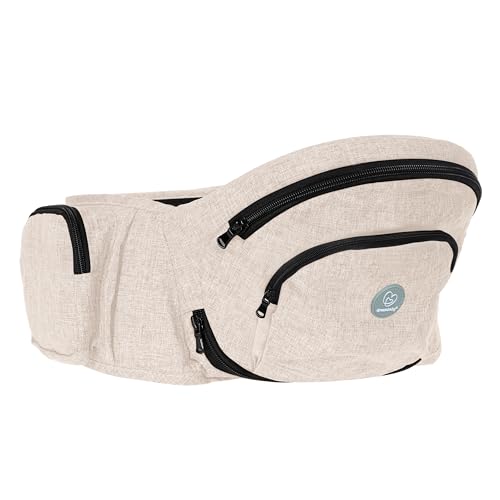 Dreambaby Up & Go Baby Hip Seat Carrier – Lightweight Toddler Holder with Storage Pockets, Ergonomic Design, Wide Adjustable Waistband – Suitable for Children 3.5-18kgs