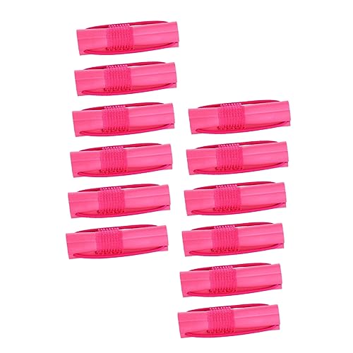 12 Piezas Rizador De Esponja Hacer Rulos Para El Cabello Varillas De Pelo Agarre Rizadores De Esponja Enderezar Herramienta Para Engarzar El Cabello Dispositivo El Plastico Rosa Beaupretty