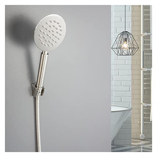 Douchette à main en acier inoxydable brossé pour douche chic - 8