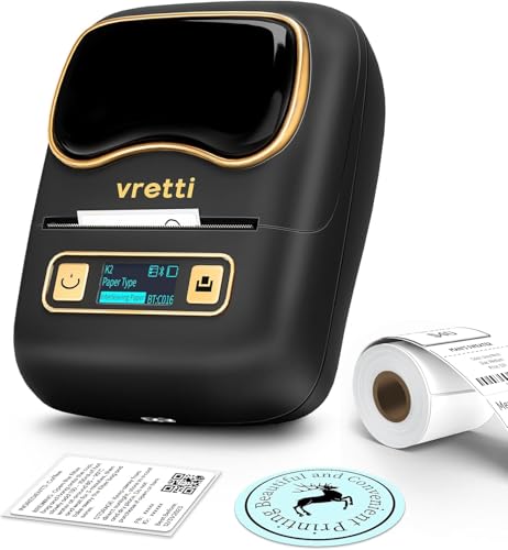 vretti K2 Bluetooth Label Maker