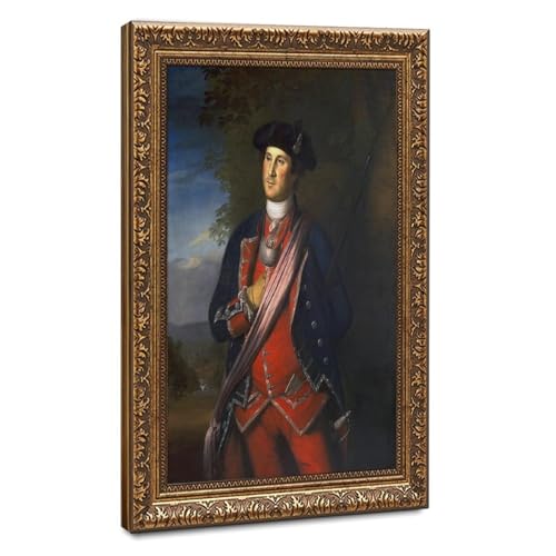 Poster sur toile George Washington 1772 : habillez un mur de bureau vide avec ce cadre suspendu
