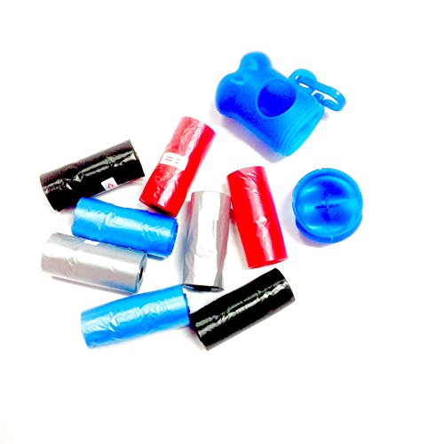 HC enterprise Bolsa Caca Perro, Bolsa excremento Perro, Pack de 33 Rollos de 15 Bolsas Cada uno en Total 495 Bolsas, 27 cm de Largo por 14 cm de Ancho Cada Bolsa, con Regalo Porta Bolsas