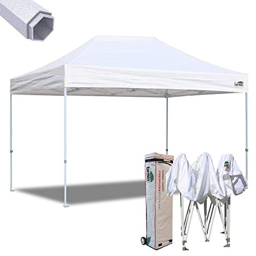 Eurmax 10x15 Ft Premium Ez Pop up Canopy Instant Canopies Shelter Outdoor Party