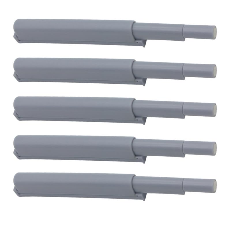 5Pcs Push to Open Door Catches, Push Openers for Cupboards Drawer Magnetic Catch Soft Close Damper for Kitchen Cabinet Furniture Door