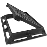 MOSINSBO Cast Iron Drain Grate and Frame 12x8 in, B-Class 28100 lbs Heavy-Duty Driveway Channel Cover, Outdoor Trench Drainage Grate with Base, Rectangle Metal Sewer Cover for Garage (IL11.8 x IW7.9)