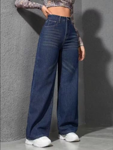Image of Nifty Women's Denim Stretchable Baggy Fit Jeans || Available in Multiple Shades