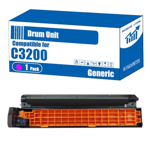 Image of Compatible for Okidata OKI C3200 Drum Unit C3200 C3200N Printers, High Yield 14000 Pages, Accurate Imaging Rich Colors (1 Pack Magenta)