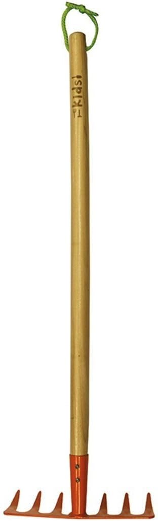 Briers Kids Wooden Handle Soil Rake, Multi-Colour