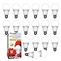 Miracle LED Absolute Daylight 9W Full Spectrum Plant Growing Light Bulb for Seeding and Flowering, Replacing 100W (18-Pack)