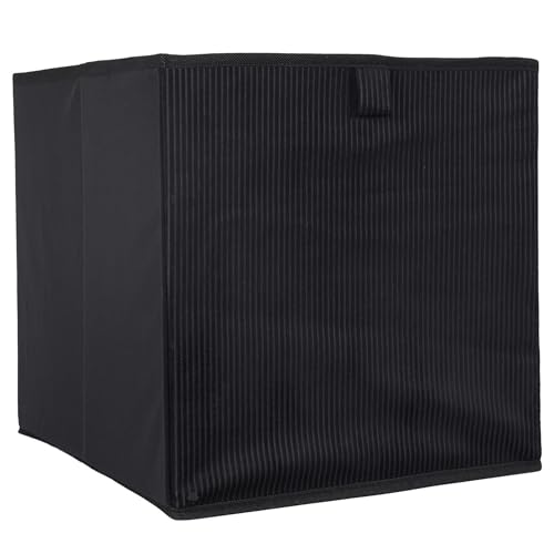 Cube de rangement décoratif 27 L collection VITALY 30x30x30 cm noir