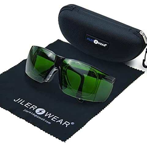 IPL 200nm-2000nm Laser Protective Glasses and Beauty Cosmetology Eye Protection Intense Pulsed Light Safety Goggle for Medical Eye Protection OD4+ for Tanning Eye Protection,Laser Pointer,Infrared LED Cover
