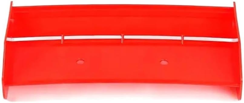 Rear Wing Upgrade Kit Compatible with 1/5 Scale Gas Powered Rc Car Compatible with ROFUN BAHA ROVAN KM 5B and Similar Models(Nylon Wing Kit Red)