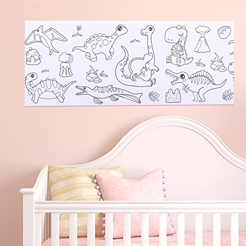 VICASKY Children's Drawing Roll, Children's Drawing Roll, Coloring Paper Roll for Kids, 300 * 30 cm DIY Painting Drawing Paper Roll, Sticky Drawing Paper Roll for Toddler, Christmas, Wall Coloring
