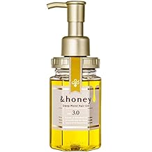 &honey Deep Moist Hair Oil, Bulgarian Damask Rose Honey, 3.4 oz 100 m