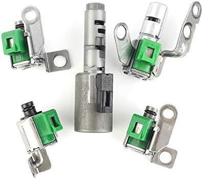 Refurbished AW8040LE AW8140LE AW80-40LE AW81-40LE U440E U441E 5PCS Transmission Solenoid Shift Kit Compatible With FOR-D FIESTA CHEV-Y CHEVROLE-T AVEO YARIS