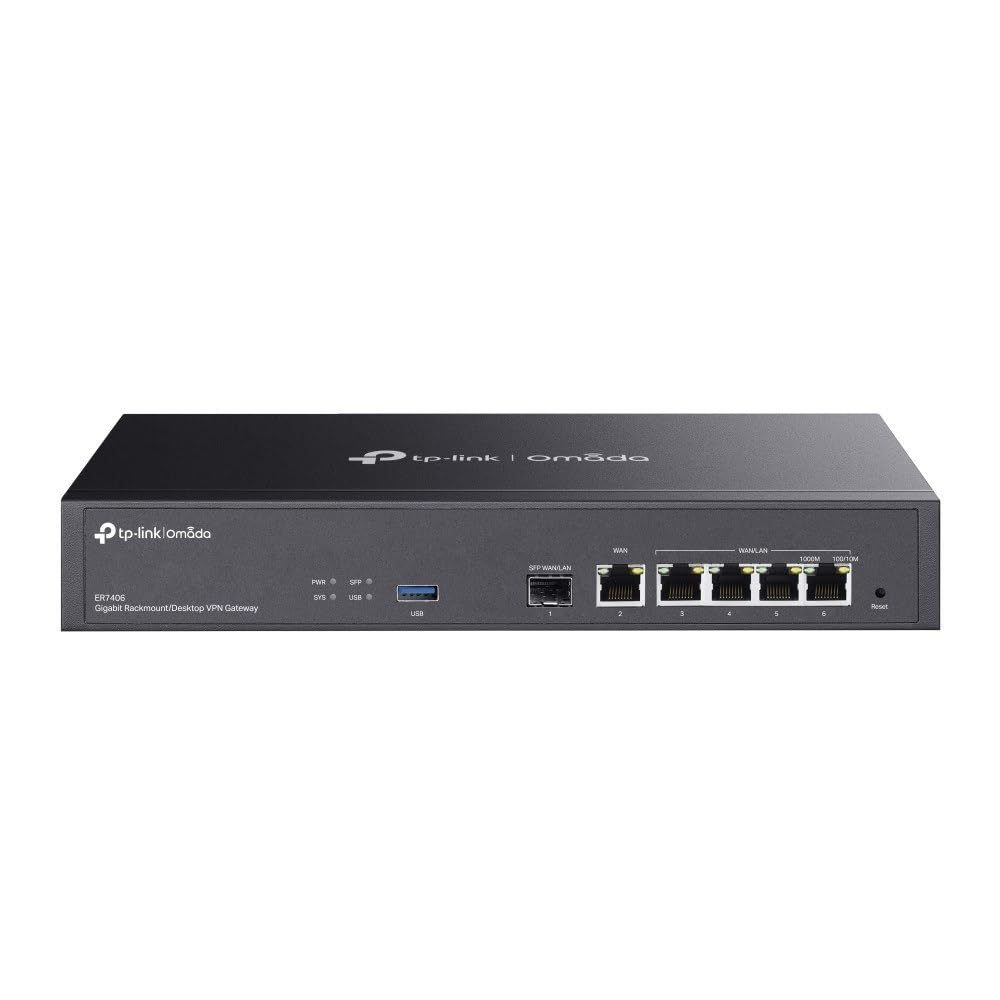 TP-Link Omada ER7406 Gigabit Rackmount/Desktop VPN Gateway