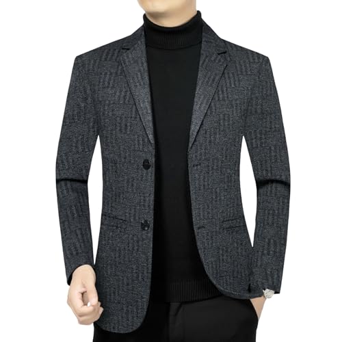Blazer décontracté pour homme coupe ajustée pour corriger la silhouette au bureau avec style