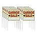 Sunburst Systems 3905 Assembled Garage Sale Signs, 22" x 14", yellow/red/Black