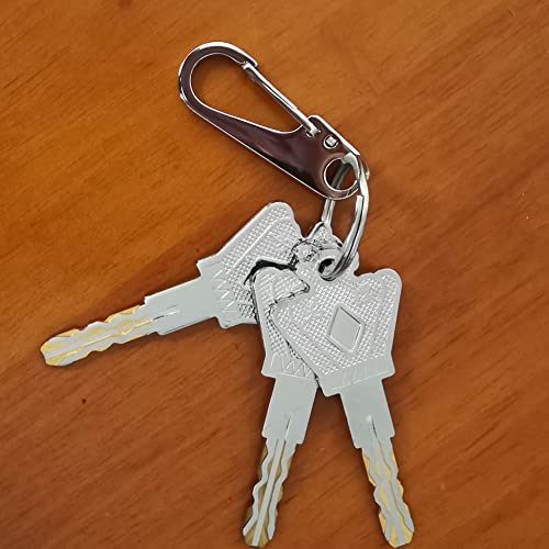 image for Keychain,Key Ring Clip for Men and Women,Universal Key Chain Hook with