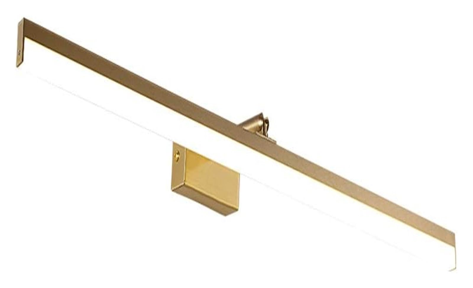 Lámparas de Pared, Apliques para Espejo de baño, Luces LED para Maquillaje, lámpara de Pared con Acabado de latón, 3 Modos de iluminación de Color, función de Memoria.