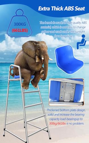 Silla de Salvavidas Exterior Acero Inoxidable 180 cm miniatura 4