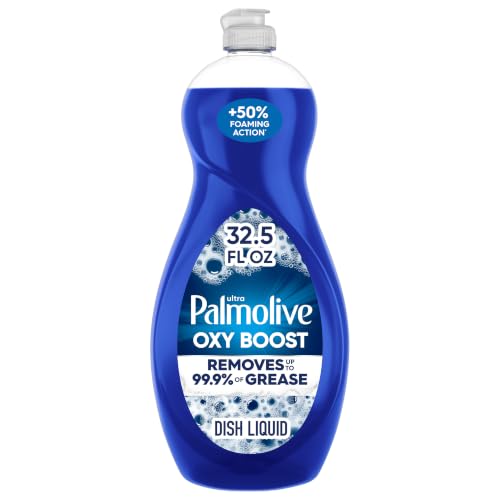 Palmolive Ultra Oxy Boost Liquid Dish Soap, Deep Grease Cutting, 32.5 fl oz