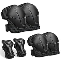 Set Protezione 6 In 1 Per Bambini - Ginocchiere, Gomitiere E Polsiere Per Skateboard E Bici | 3-14 Anni