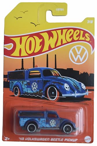Hot Wheels '49 Volkswagen Beetle Pickup Azul miniatura 1