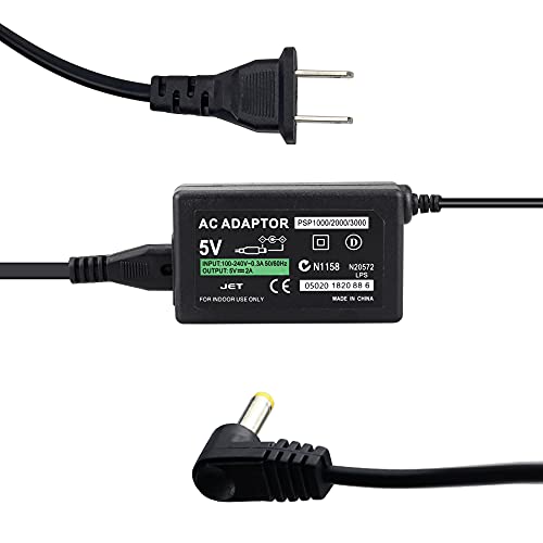 Chenlan Battery Wall Charger Compatible With Sony Psp-110 Psp-1001 Psp 1000 Slim & Lite 2000 3000 Replacement Ac Adapter+ 4 Feet 2-In-1 Cable thumb #2