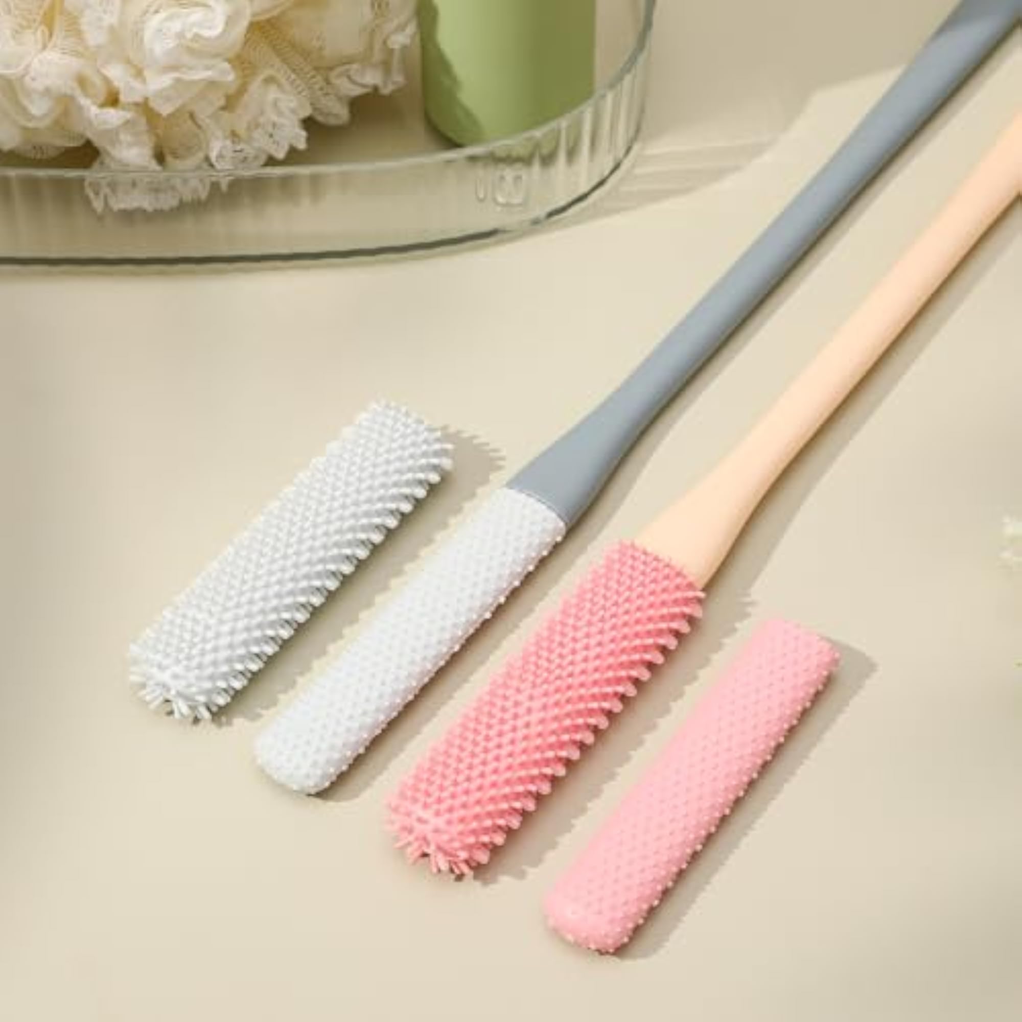2 Pack Toe Cleaning Brush Shower Foot Scrubber