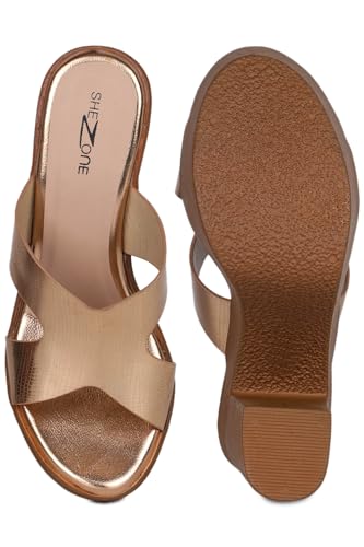 Image of Shezone Women's Block Heel Sandal