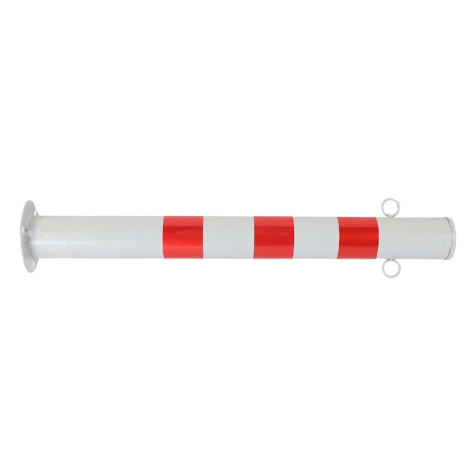 Paletto stradale da 75 cm con gancio Delineatore del traffico di sicurezza Palo di controllo della folla Palo di segnalazione stradale (Rosso Bianco)