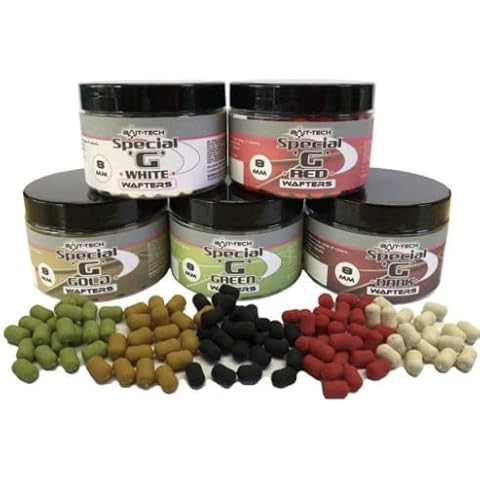 Bait-Tech Special G White Dumbells - Wafters 8mm (70g) s/l Cover