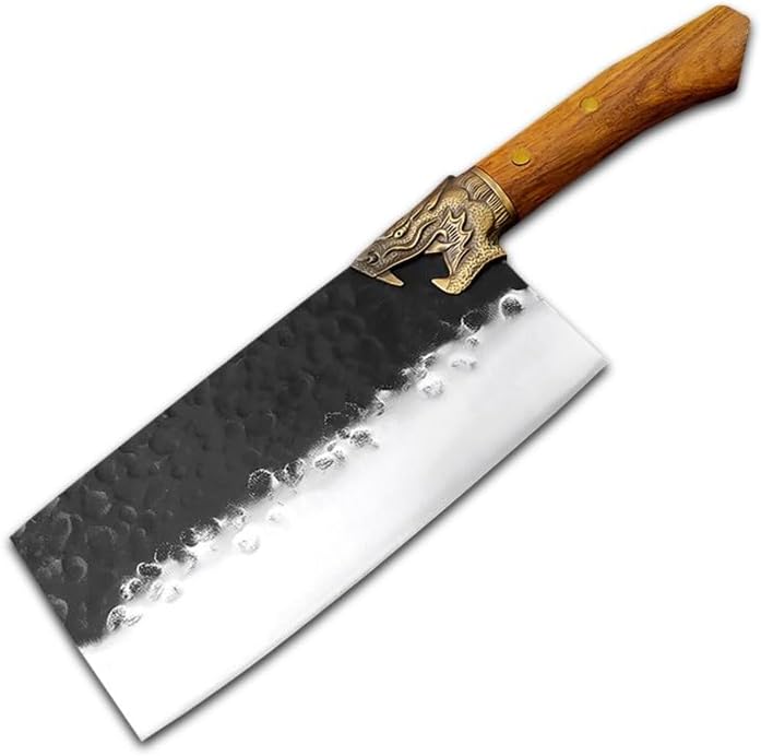 DAXXIN Meat Cleaver,Cleaver Knife, 7.9inch Forging Kitchen Knife Chinese Handmade Kitchen Knife Butcher Slaughter Knife Cleaver Slicing Sharp Cutting Meat Cooking Kinves