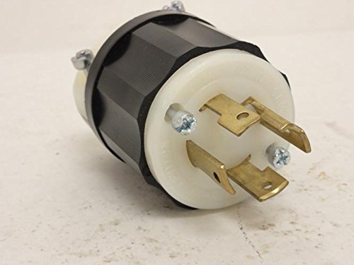 image for Leviton 2721 30 Amp, 250 Volt 3-phase, NEMA L15-30P, 3P, 4W, Locking P
