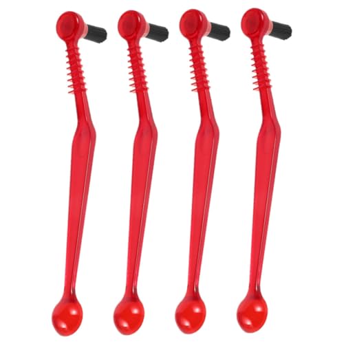 SHOWERORO 4 Piezas Cepillo De Limpieza Para Cafeteras Cepillo Para Café Expreso Cepillo Para Limpiar Café Expreso Cepillo Molinillo Cepillo Limpio Para Lechera Limpieza Espresso Rojo Páginas