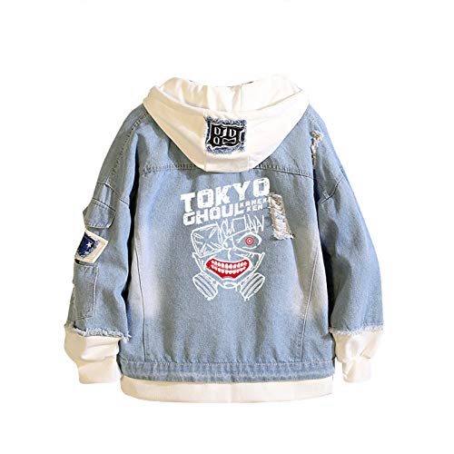 Veste à capuche Tokyo Ghoul Kaneki Ken veste en jean anime décontracté