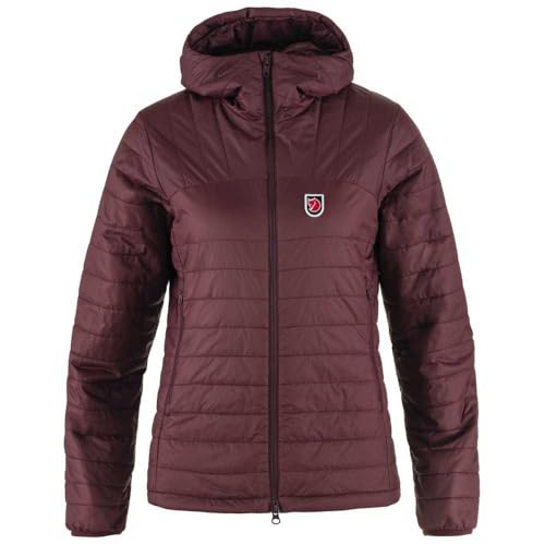 Fjällräven Damen Expedition X-lätt Hodded Jacke, Port, M