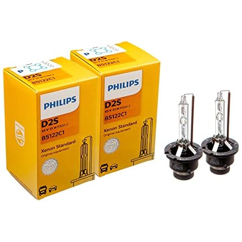 Boxiti D2S Xenon HID Car Headlight Lamps Head Lights 35W – Replacement D2S Bulb 85122C1 - Optimal performance, (2 Pack) Hand Wipe Cover