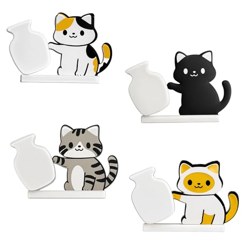 Cat Whisker Holder Magnet, 4 piezas, decoración y almacenamiento miniatura 1