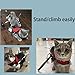 Adjustable Cat Wheelchair, Fully Customizable Pet Wheelchair for Small Dogs & Cats with Escape-Proof Chest Strap & Spine Support(12 Months and Above)