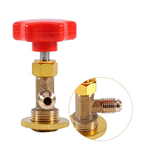 Válvula abridora de lata para refrigerante R134a para aire acondicionado automotriz 1/4 pulgada, marca Akozon miniatura 6
