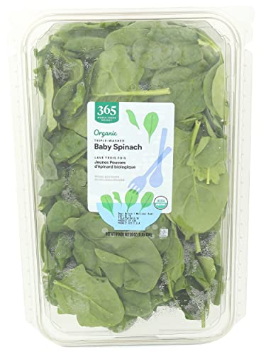 365 By Whole Foods Market, Salad Clm Spinach Organic, 16 Ounce #TOP21