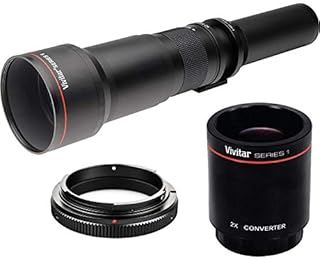 Long-Range 650mm-2600mm f/8 Telephoto Zoom Lens for Nikon DF, D90, D3200, D3300, D5000, D5100, D5200, D5300, D5500, D7000, D7100, D7200, D300, D300s, D600, D610, D700, D750, D800, D800e, D810, D810A