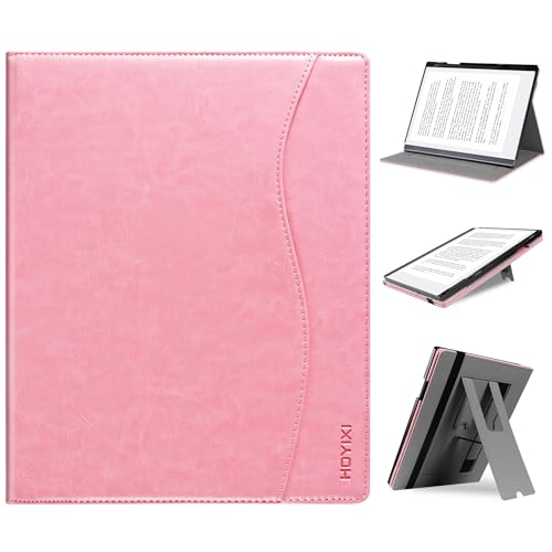 HoYiXi Protective Case for 10.3 Inch reMarkable 2(2020 Released) - with Stable Folding Stand Design and Convenient Pen Pocket reMarkable 2 Digital Paper 10.3 Tablet Cover Case Pink