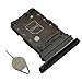 s21 Ultra Dual Sim Card Slot Holder Replacement Tray for Samsung Galaxy s21 Ultra SM-G998B 6.8 inch,Sim Card Slot Also fit for Galaxy s21 Plus SM-G996,Galaxy s21 Tray (Black)